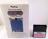 Berzerk Debugged for Vectrex box and cart 2